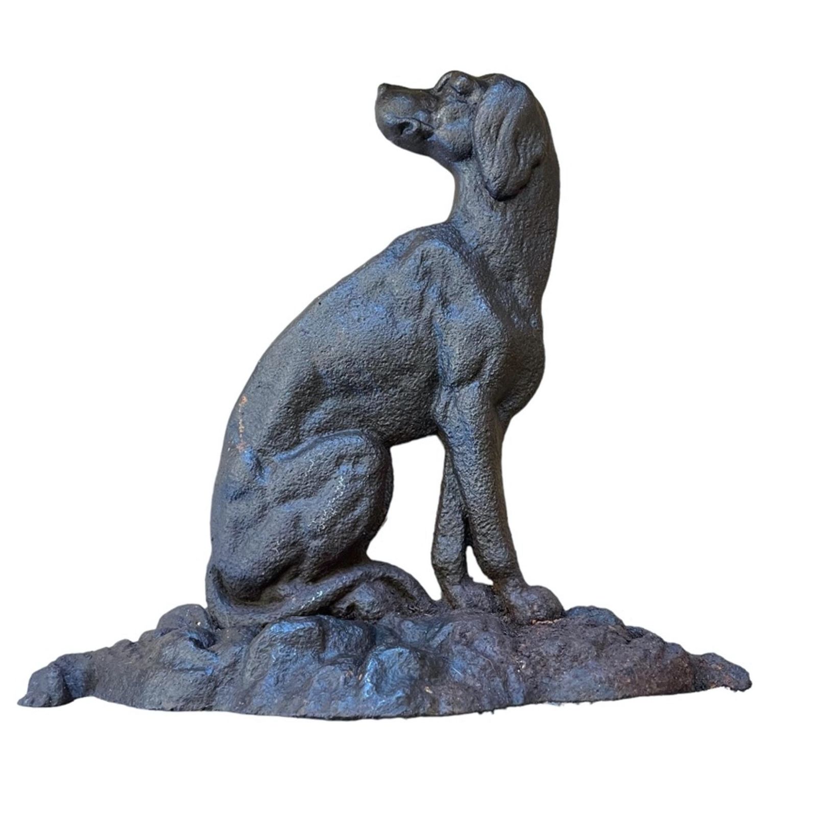 19th Century Cast Iron Door Stop In The Form Of A Greyhound