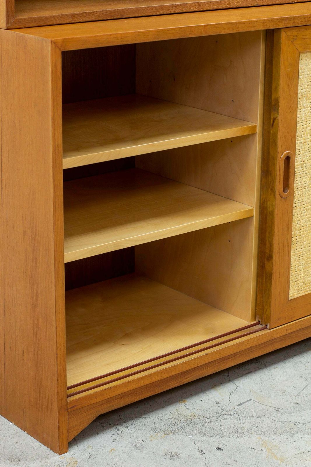 Book Shelf With Rattan By Alf Svensson photo Furniture