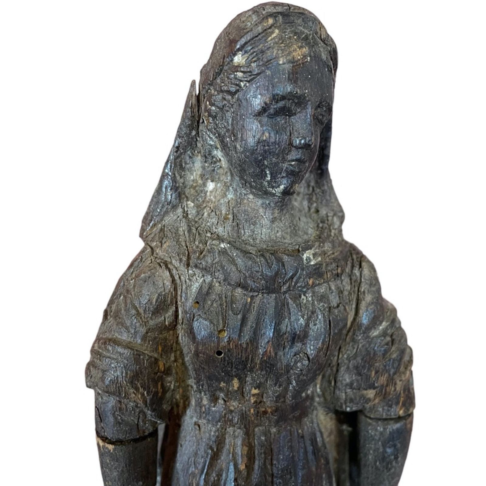 16th Century Flemish Carved Figure Of The Virgin Mary photo furniture