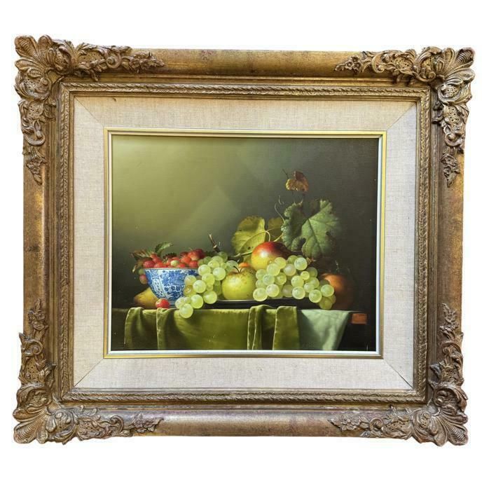 Jean Grimal (1942 1997) Oil On Canvas Still Life