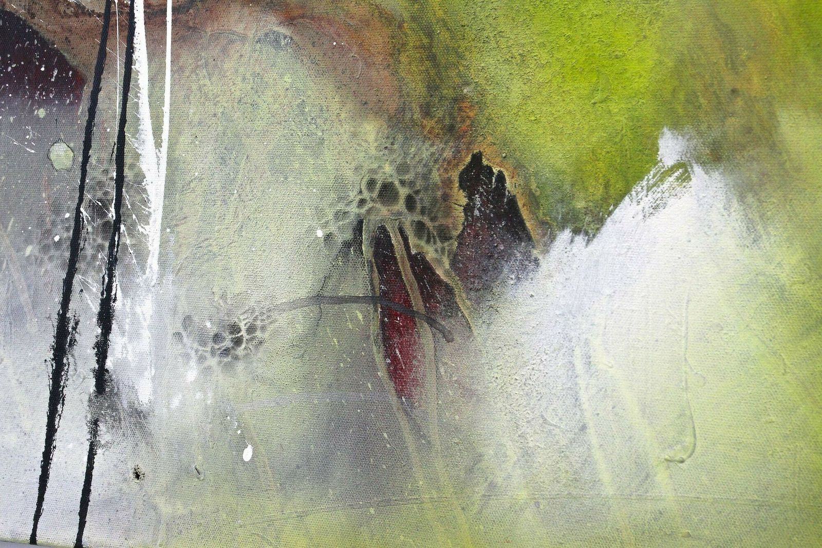 photo buy Abstract Painting "Crawfish Vs. Turtle", Acrylic On Canvas By Ms, Austria 2021