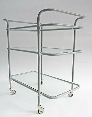 Ever Ready Bar Trolley In Powder Coat And Glass By Gunter Lambert photo furniture