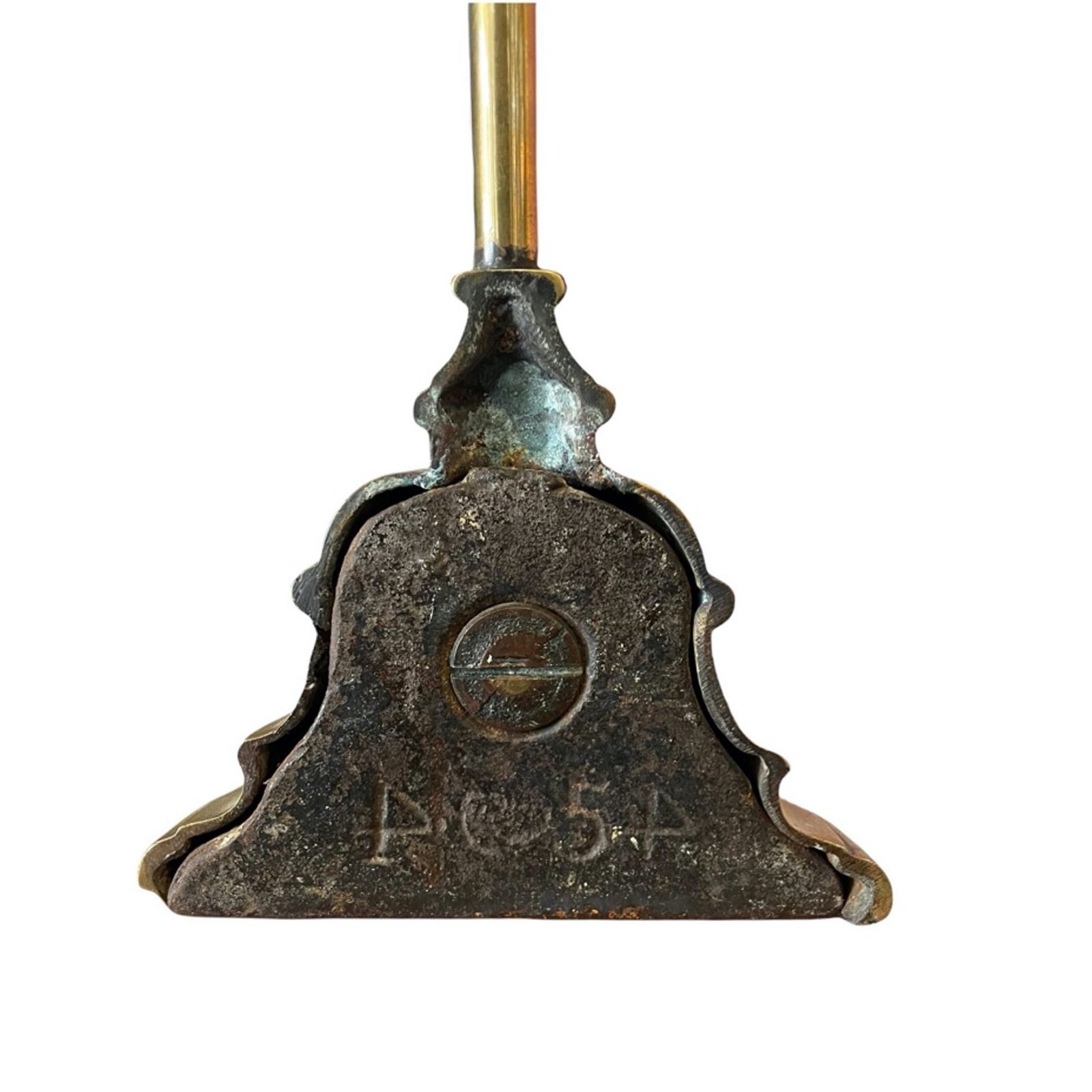 19th Century Door Brass Porter In The Form Of A Cross photo for sale