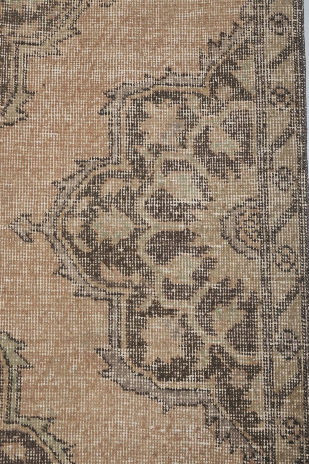 photo for sale 1960s Anatolian Turkish Hand Knotted Runner 3'7' X 12'5''