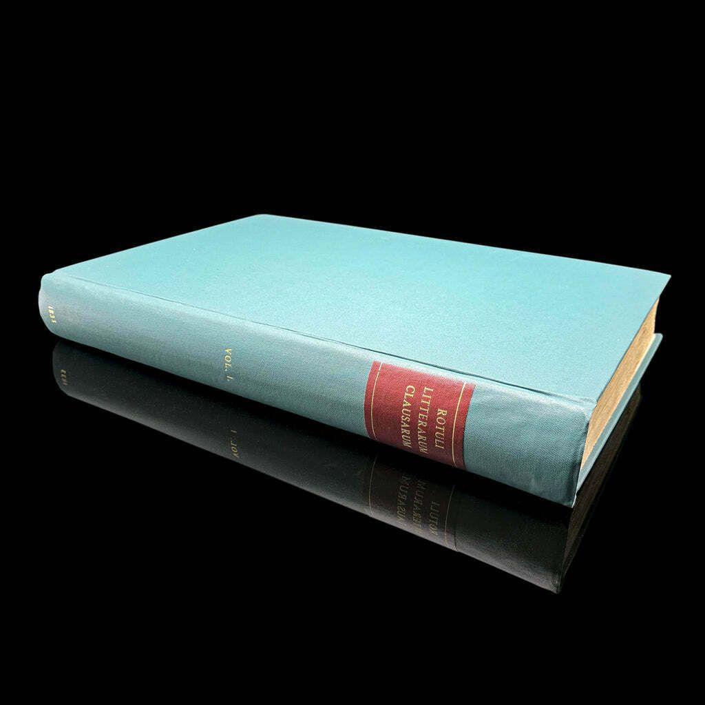 Large Antique Reference Book, The Close Rolls, Latin, Public Record, William IV photo furniture