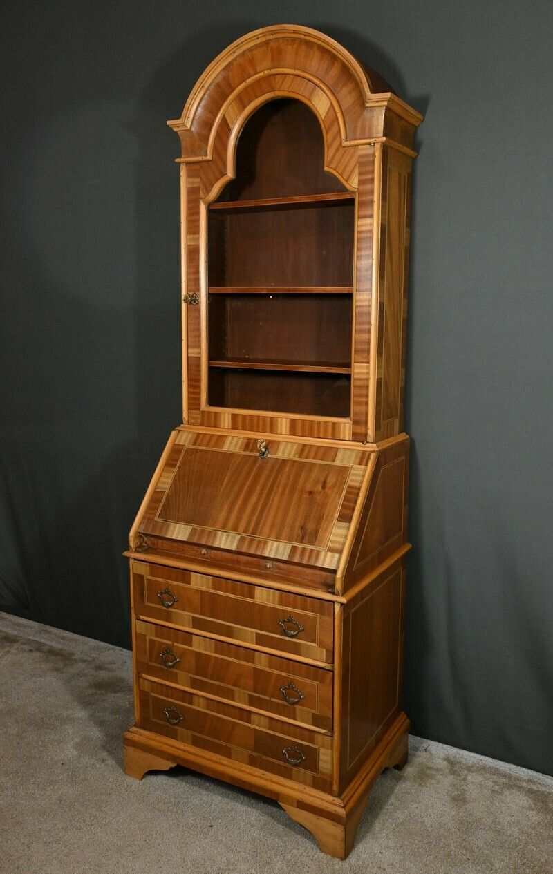 Scriban Showcase In Blond Mahogany, England – 1960 photo for sale