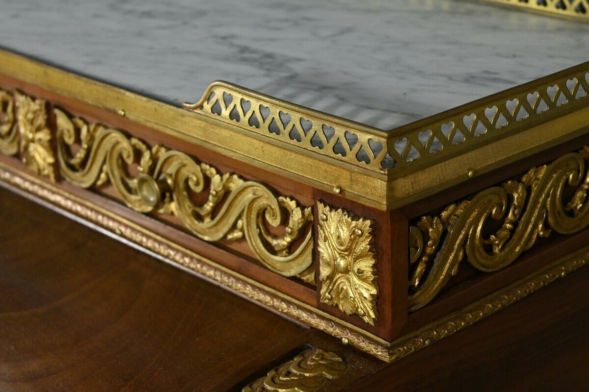 Louis XVI Style Mahogany Cylinder Desk – Part 2 Of The 19th Century photo buy