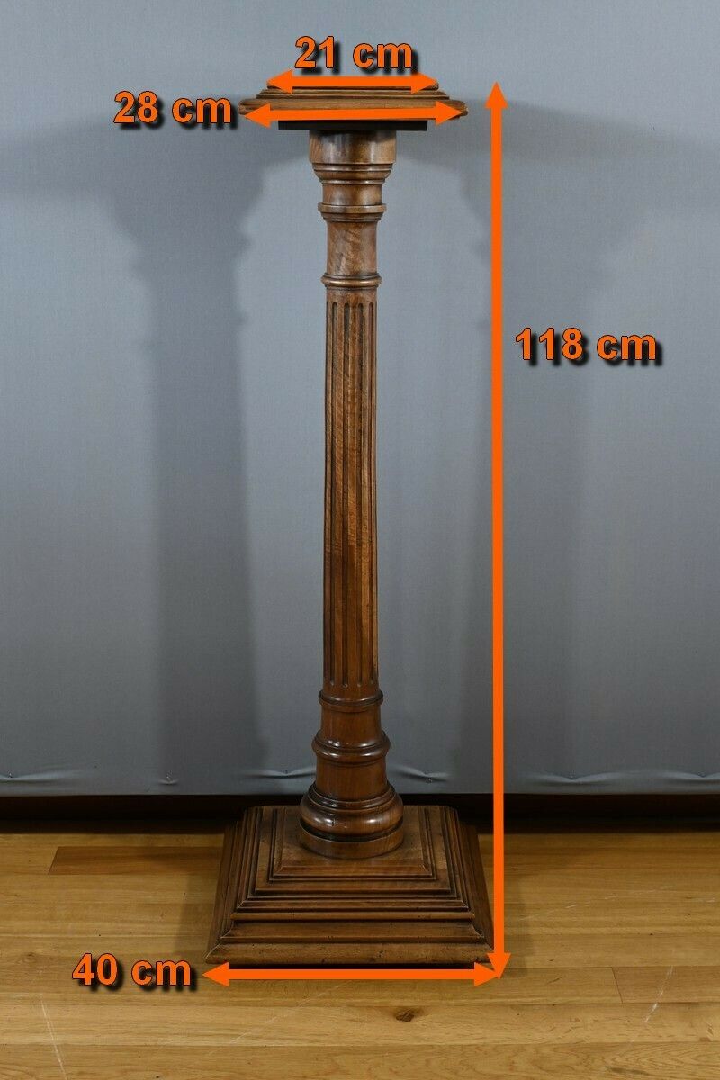 Home Decor Walnut Column, Louis XVI Style – 1920 photo