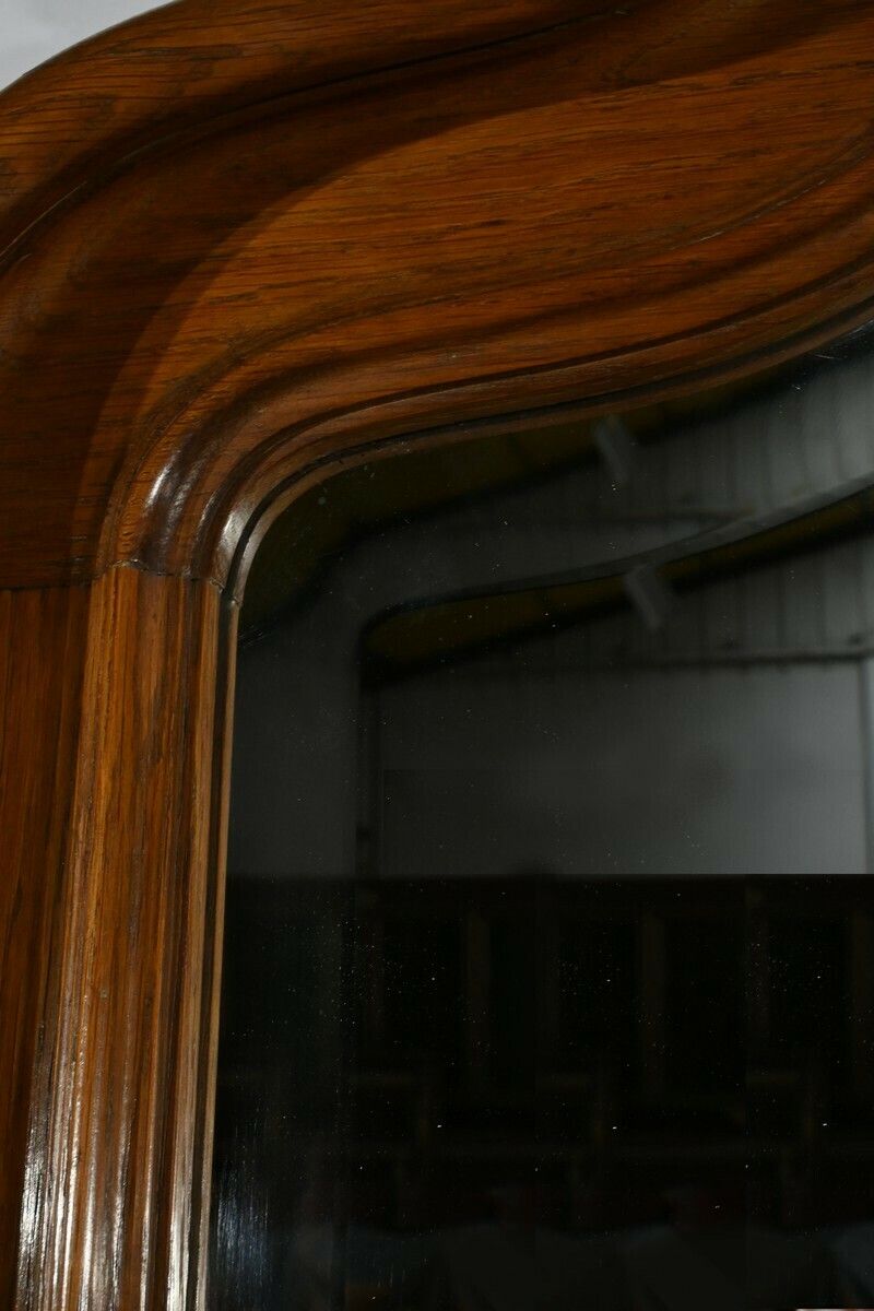 photo furniture Oak Mirror, Louis XV Style – Late 19th Century