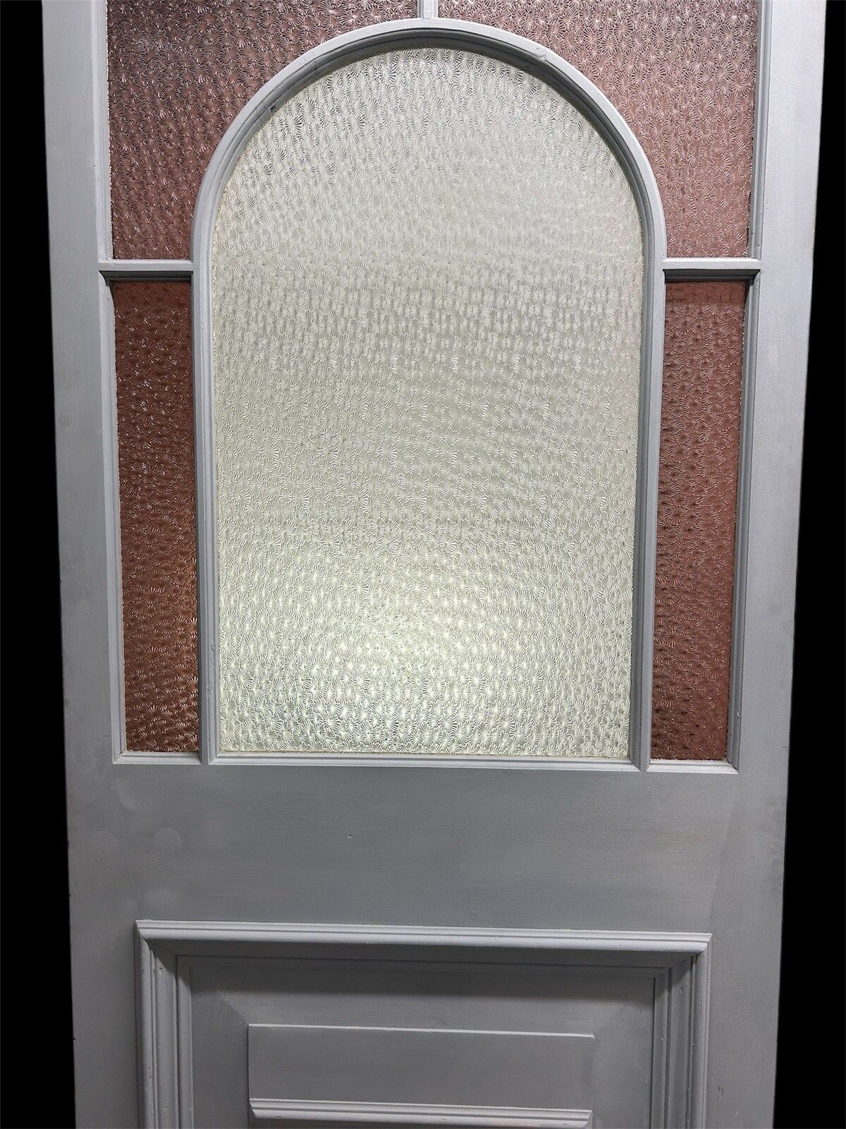 X Large Victorian Stained Glass Door Reclaimed Period Old Antique Vestibule Int photo for sale