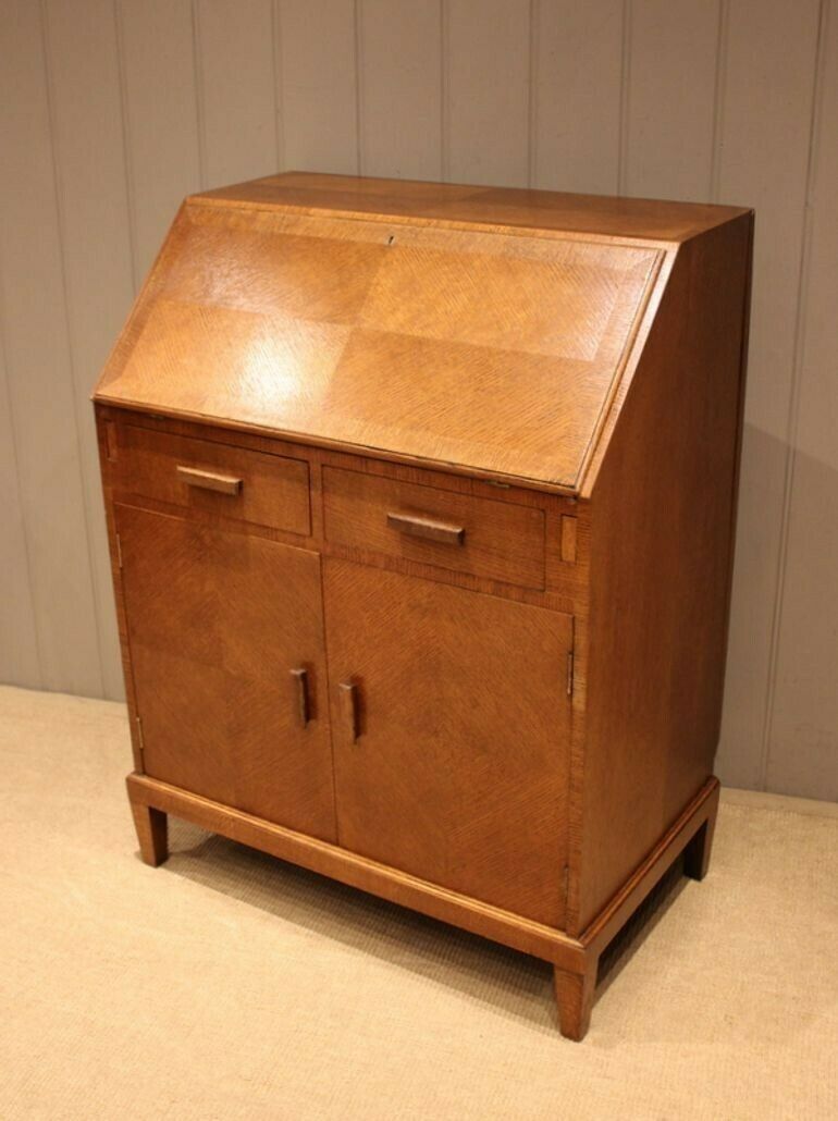 Light Oak Bureau, 1930s, Vintage photo 425.0