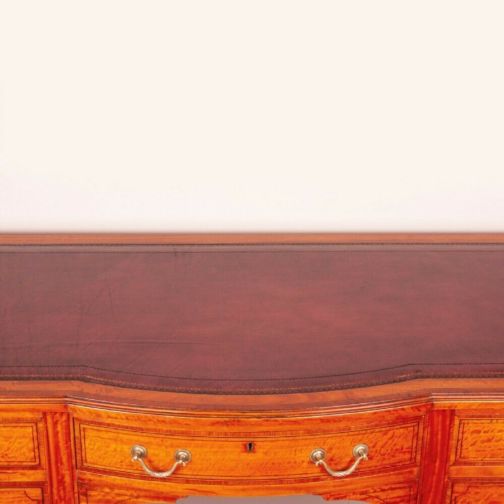 photo furniture Good Quality Inlaid Satinwood Writing Desk