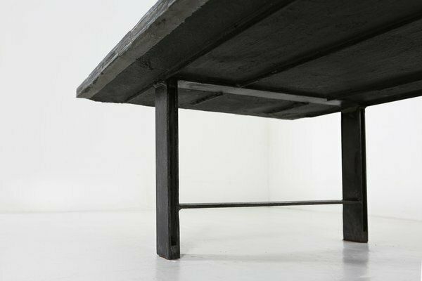 Furniture Brutalist Brazilian Stone Coffee Table By Pia Manu, 1960 photo
