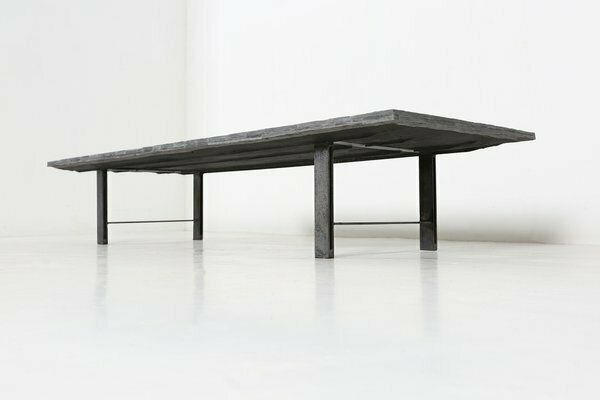 15167.0 Brutalist Brazilian Stone Coffee Table By Pia Manu, 1960 photo