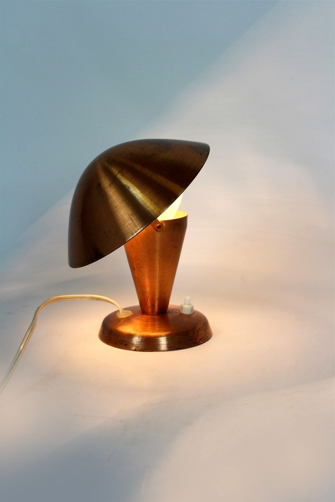 Bauhaus Style Table Lamp From Esc, 1940s photo vinterior