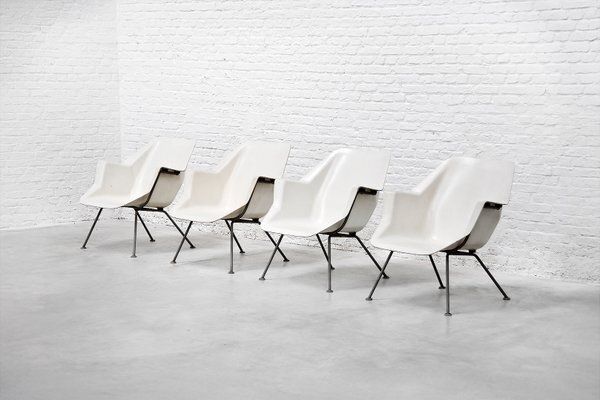 Model 416 Chairs By Wim Rietveld & André Cordemeyer For Gispen, 1957, Set Of 4 photo furniture