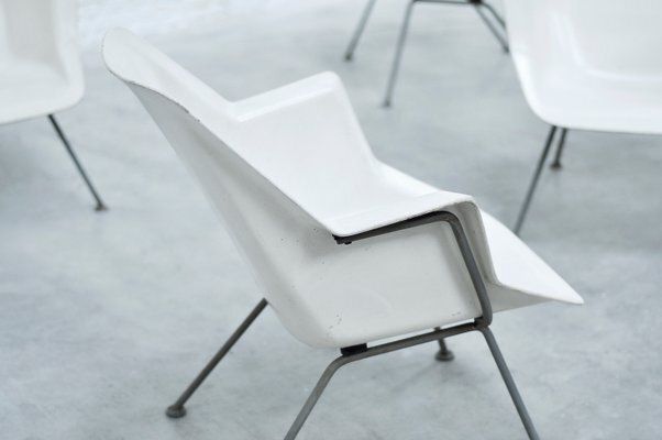 Model 416 Chairs By Wim Rietveld & André Cordemeyer For Gispen, 1957, Set Of 4 photo vinterior
