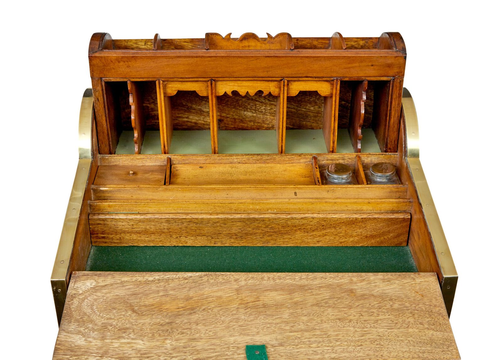 19th Century Campaign Metamorphic Camphor Writing Slope photo vinterior