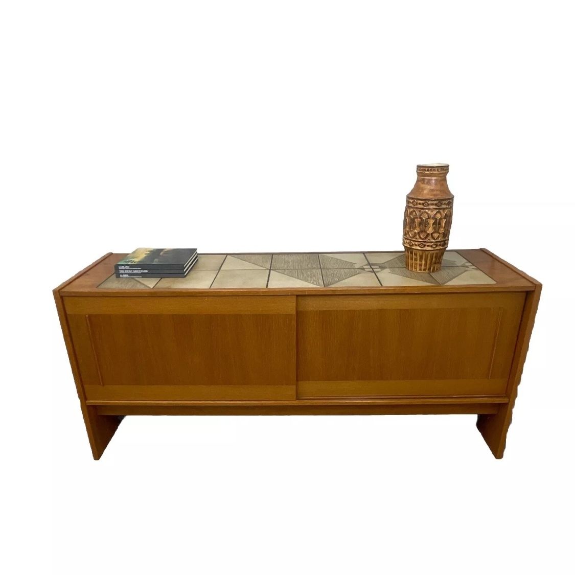 Vintage Danish Sideboard Poul Hermann Poulsen Gangso Mobler Denmark Tiled Rare