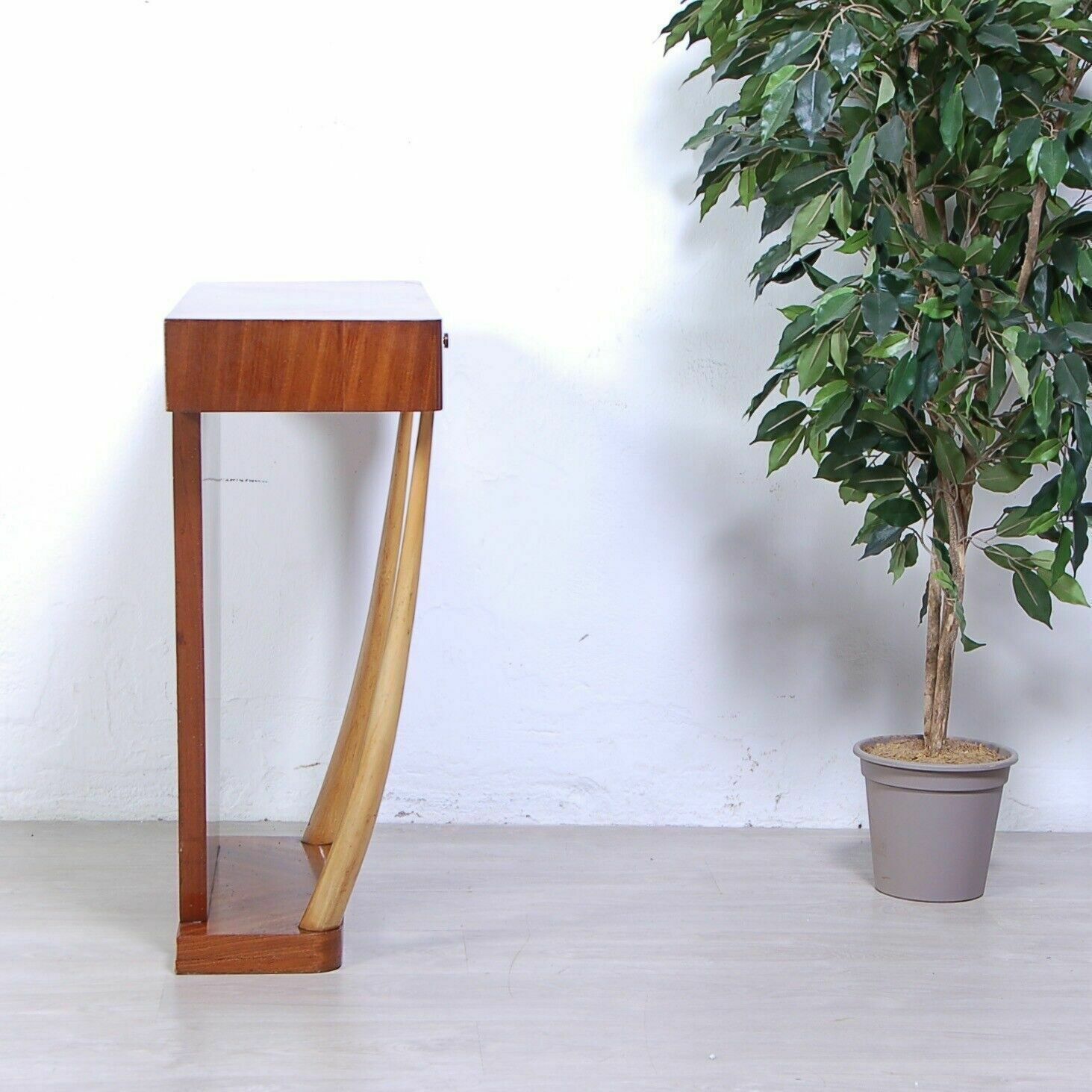 Vintage Wooden Console Table 1950s Design Paolo Buffa Modern Style photo Furniture