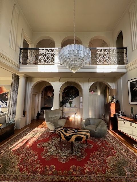 Large Italian Venini Murano Glass Chandelier, Diameter 100 Cm photo for sale