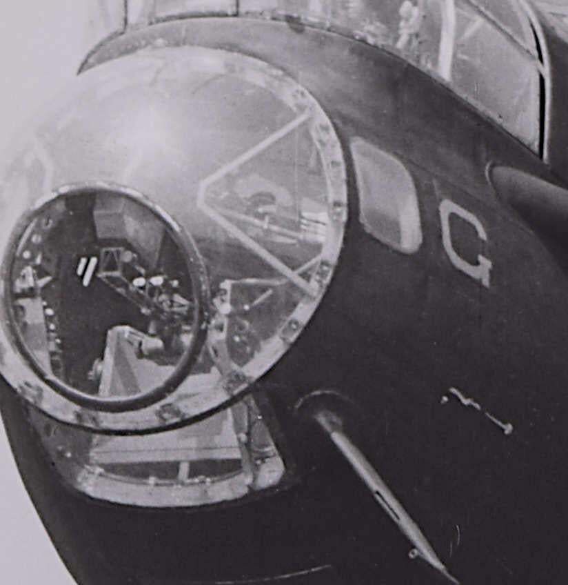 Charles E Brown Second World War Photograph, Lancaster Bomber   G For George photo furniture