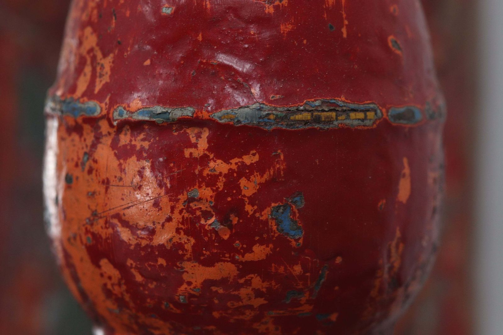 photo buy Early 19th Century Polychromed Indian Hand Carved Mirrored Shrine (2)