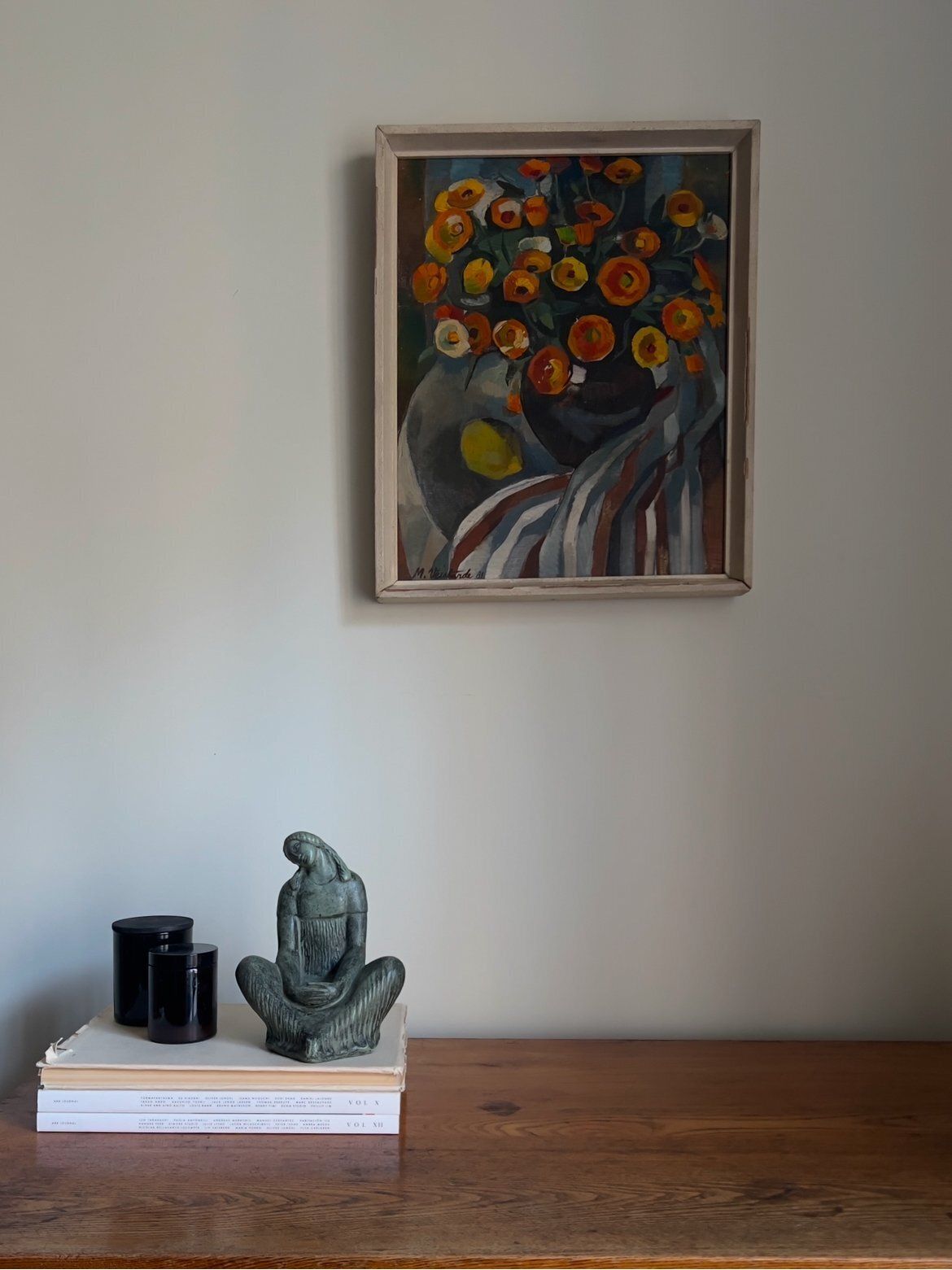 Floral Still Life Oil Painting By Maira Veisbārde | Latvia | 1981 photo vinterior