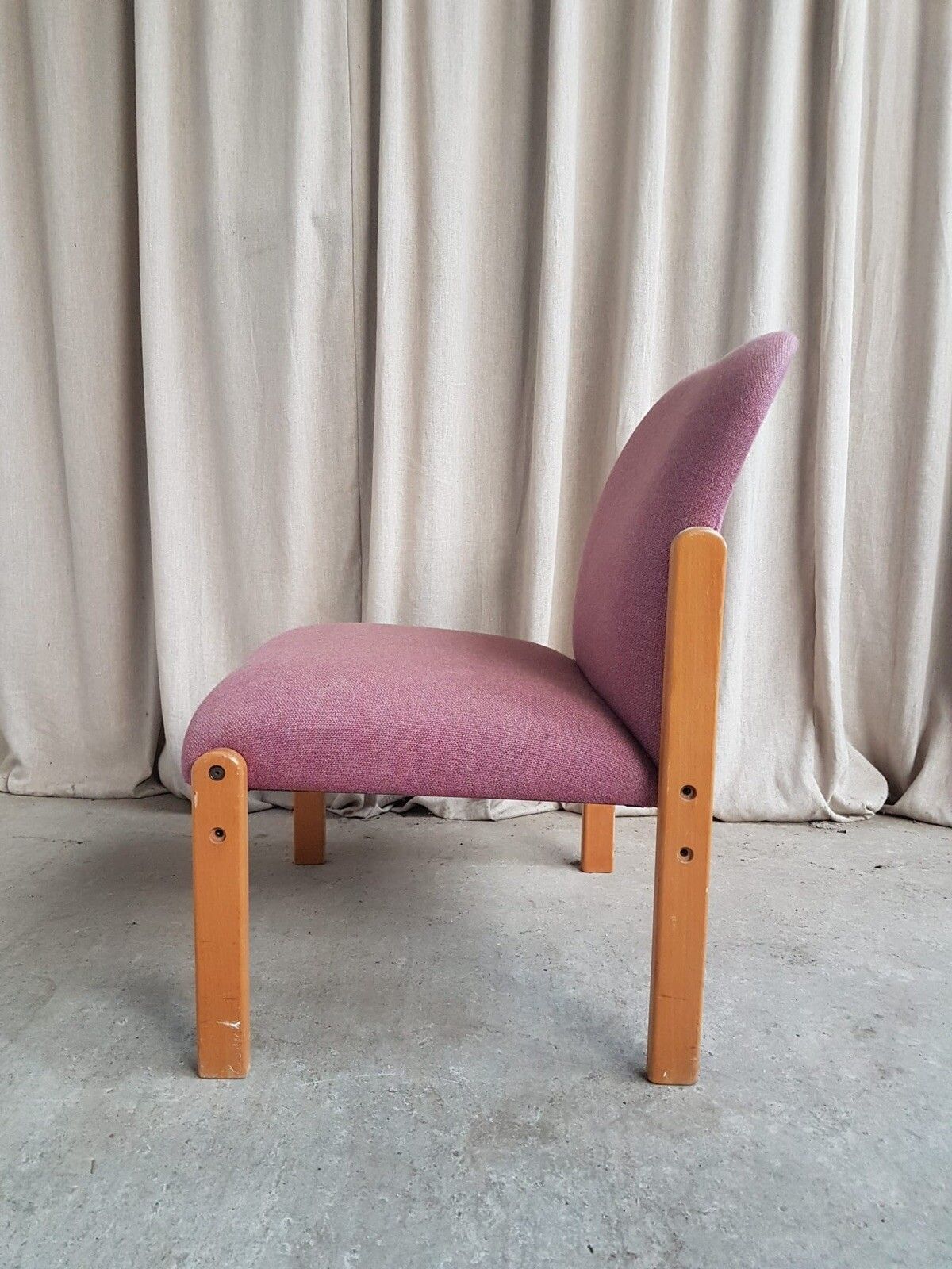 Vtg Late Mid Century Modernist Post Modern Studio Lounge Chair Retro R675 photo buy