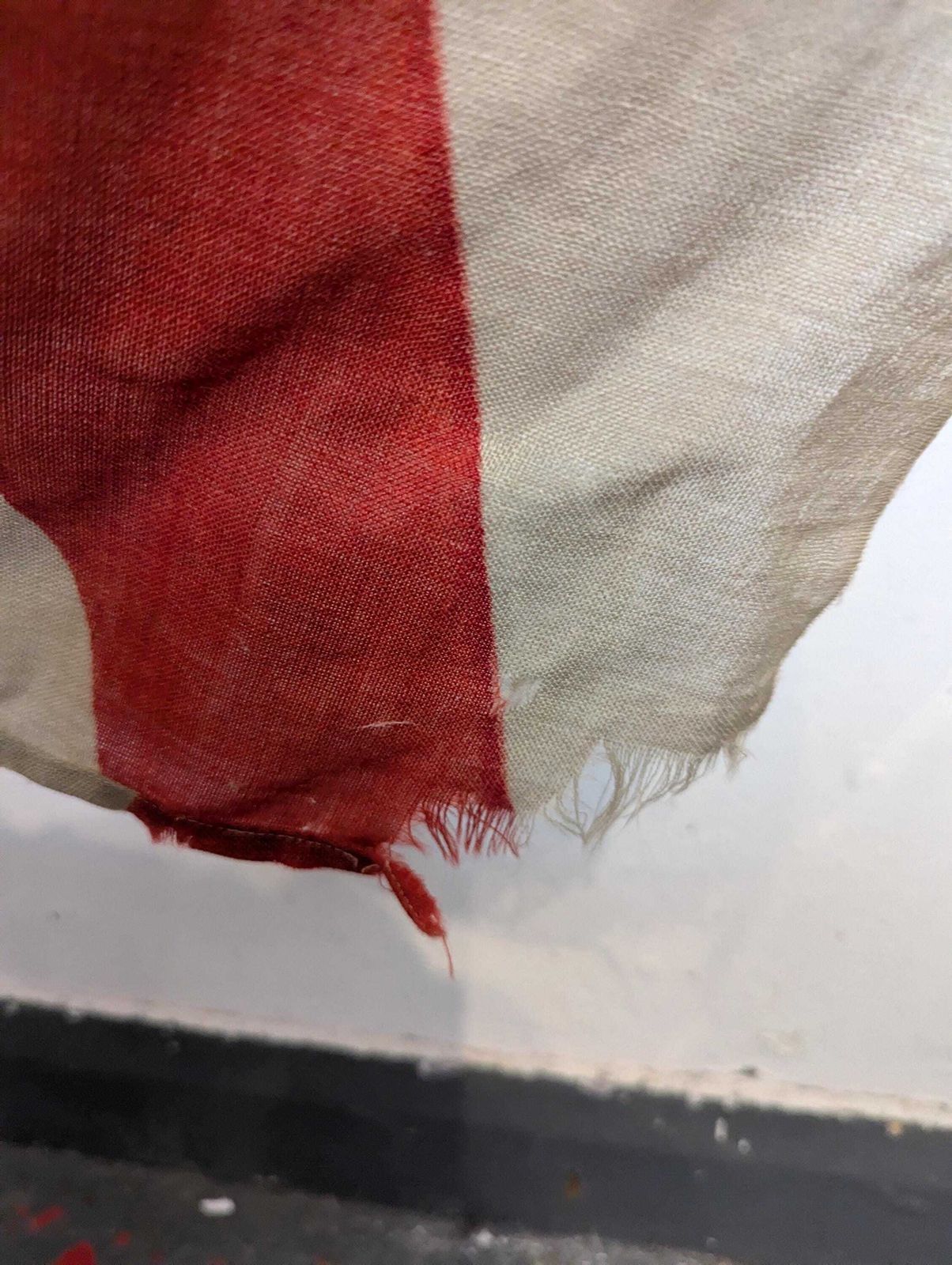 Early 20th Century Colossal Ww1 Union Jack Flag On Linen. photo vintage
