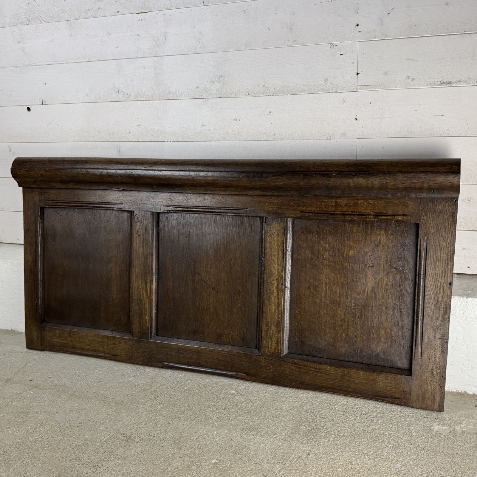 Small Section Of Antique Oak Wall Panelling With Moulded Top Rail photo furniture