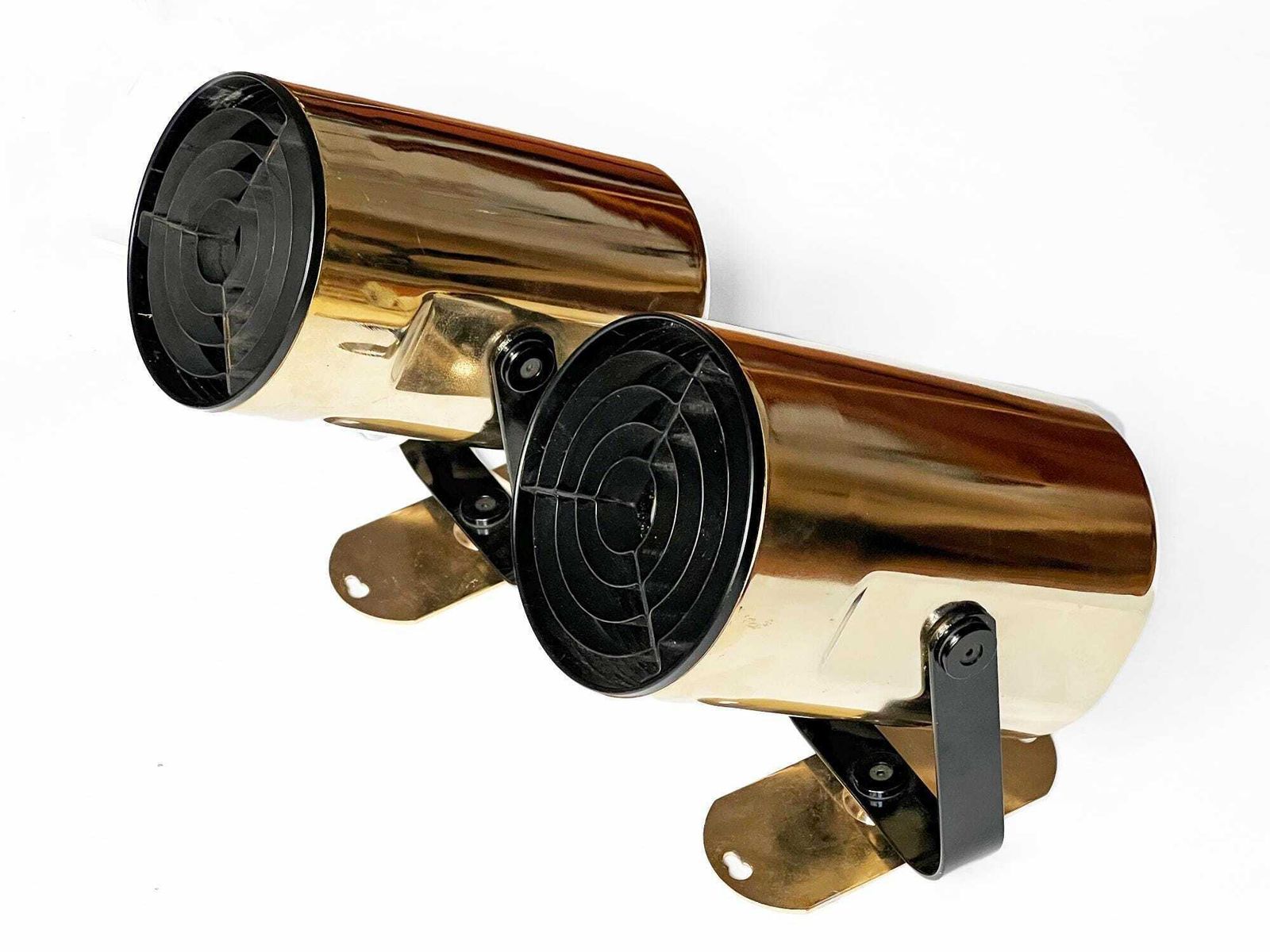 Pair Of Golden Wall Lights "Orion" By Per Sundstedt For Kosta Lampan. Sweden 1970s photo furniture