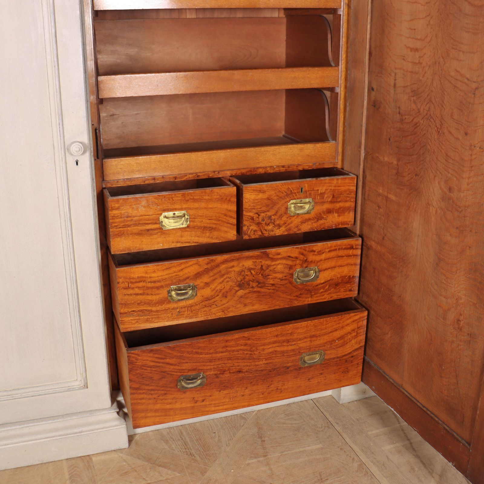 photo for sale 19th Century English Country House Gothic Wardrobe