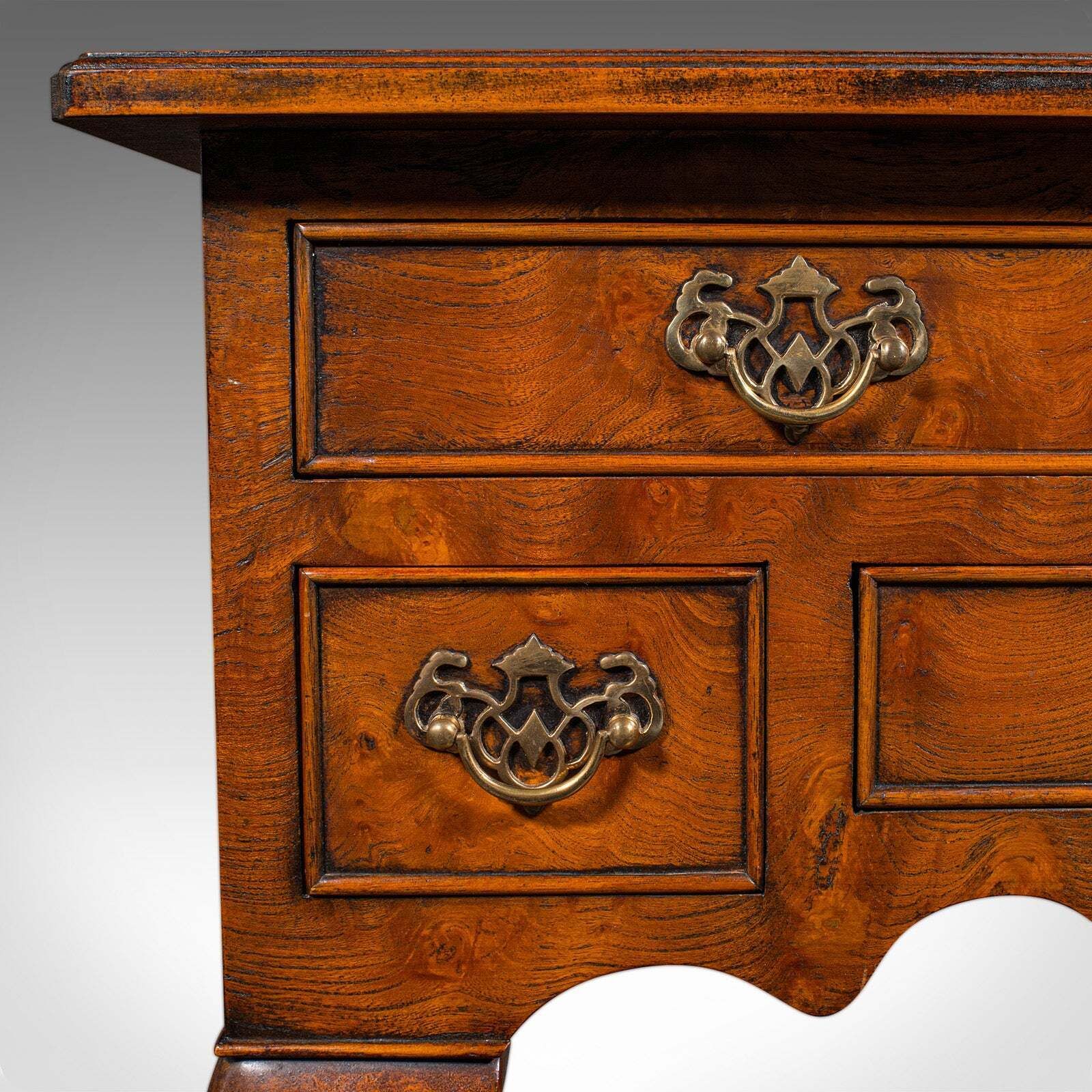 photo furniture Vintage Georgian Revival Side Table, English, Walnut, Lowboy, Reception, Hallway