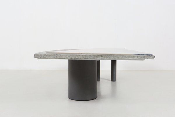 Sculptural Coffee Table In Marble And Stone By Pia Manu, 1970s photo buy