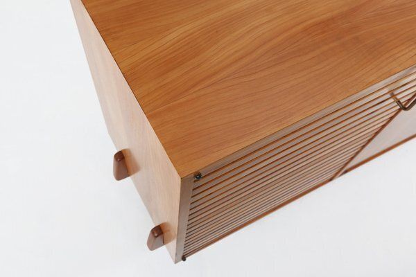 photo for sale Mid Century French Sideboard In Full Cherry Wood, 1950s