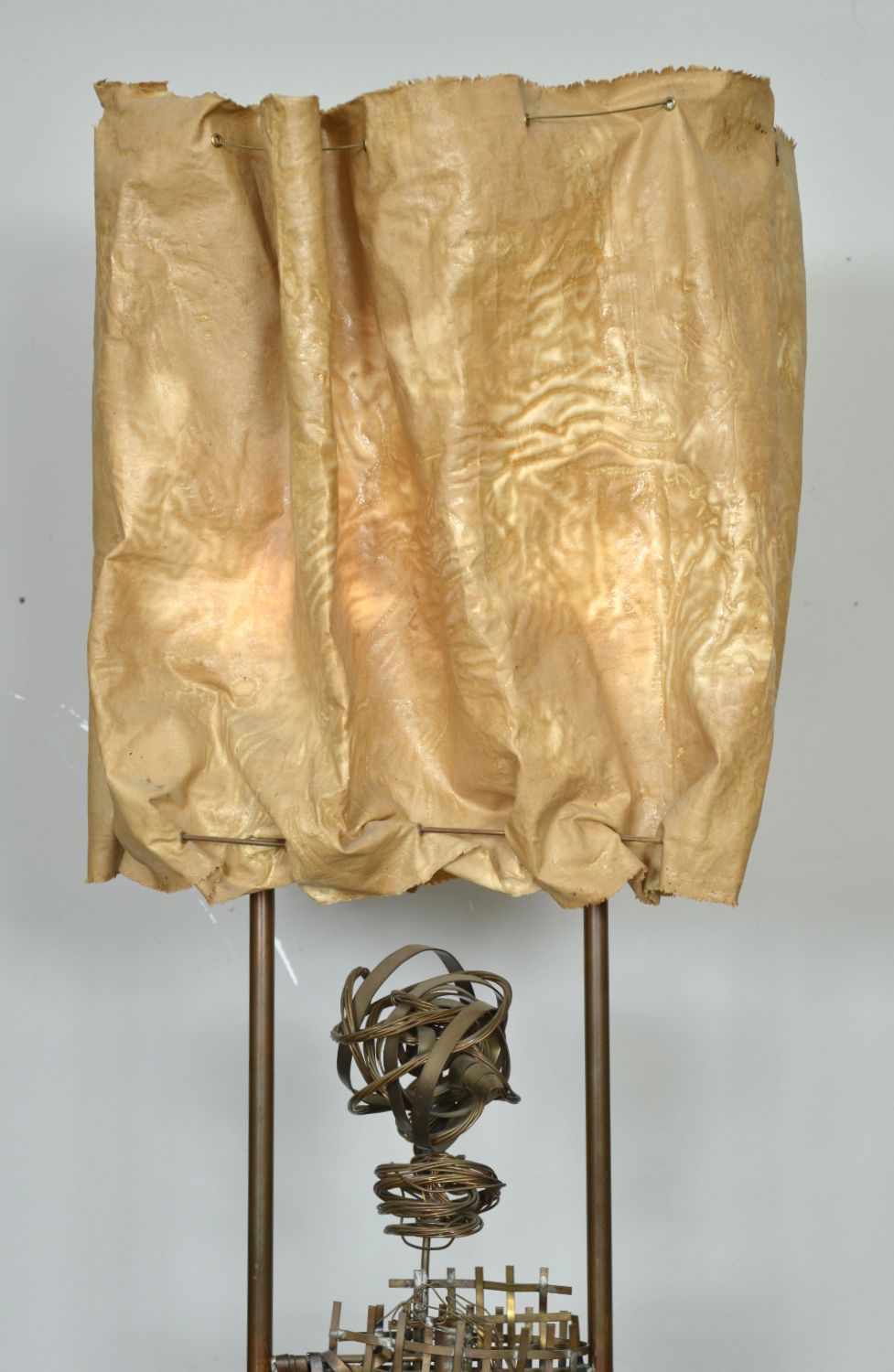 Rare 1960s Abstract Standard Lamp Sculpture By David Graves Figurative Handcrafted Midcentury photo buy