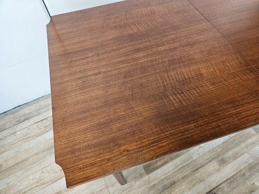 Scandinavian Style Extendable Teak Dining Table, 1970s photo vintage