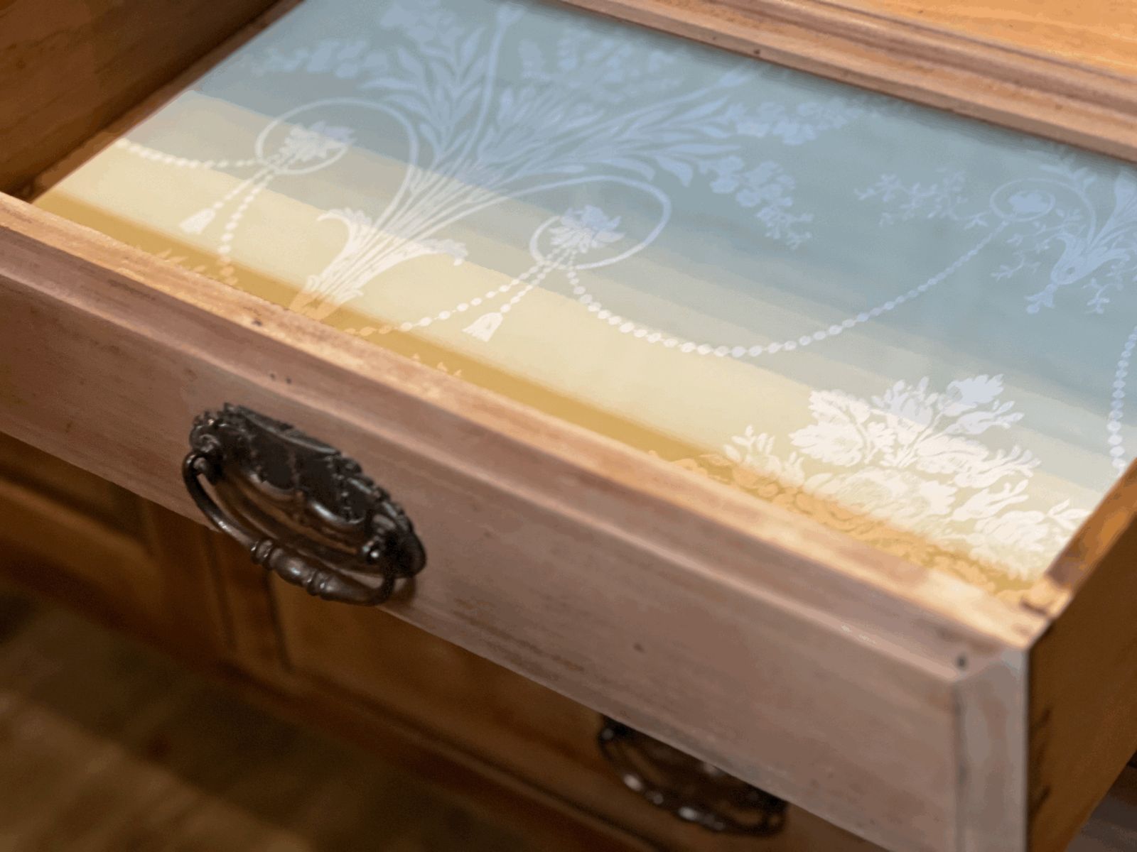 Paintwashed Wood Chest Of Drawers photo furniture