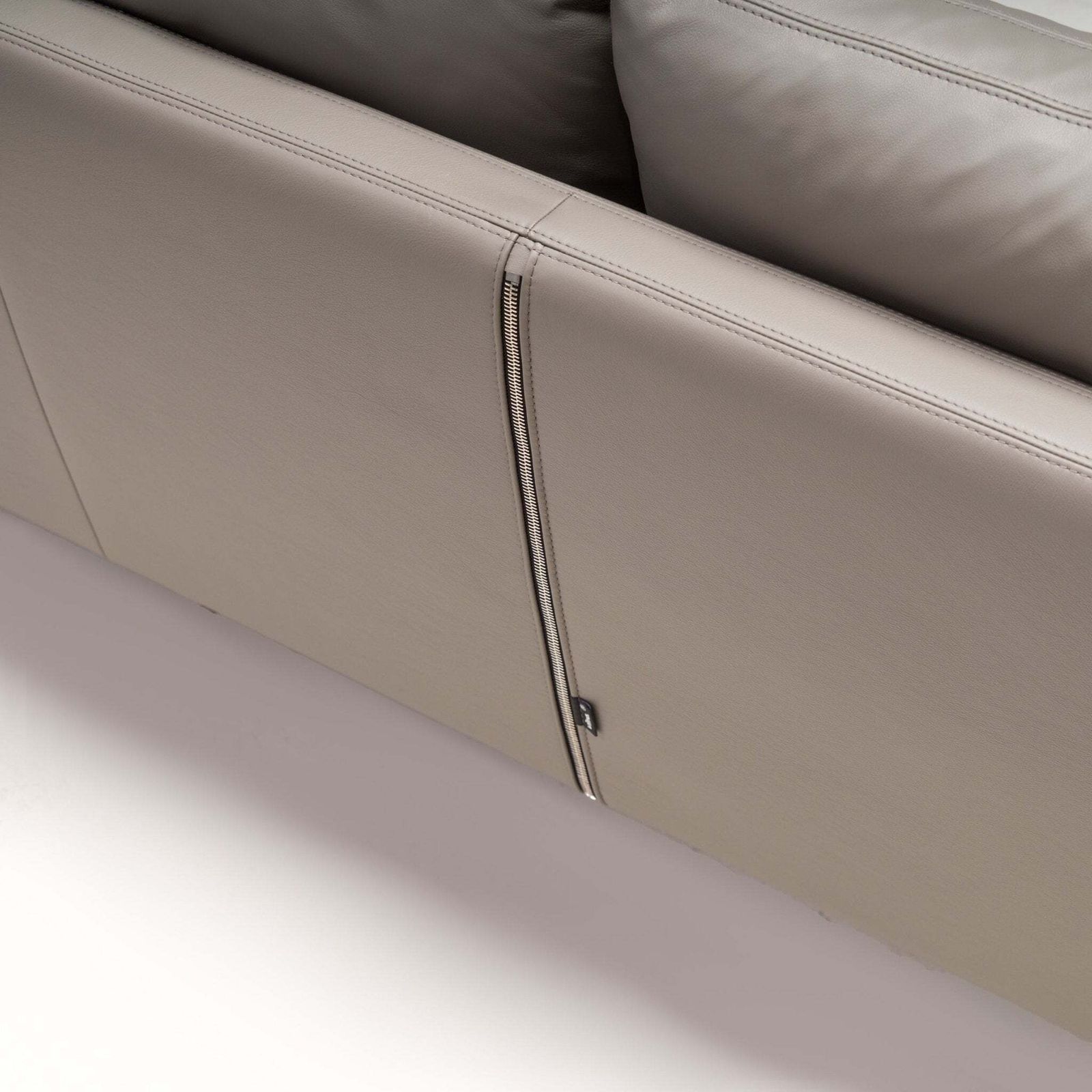 photo furniture Vitra By Antonio Citterio Grey Leather Suita Three Seat Sofa, 2021