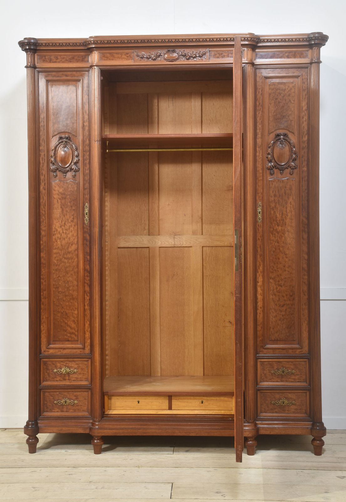 French Louis XVI Mahogany Armoire photo for sale