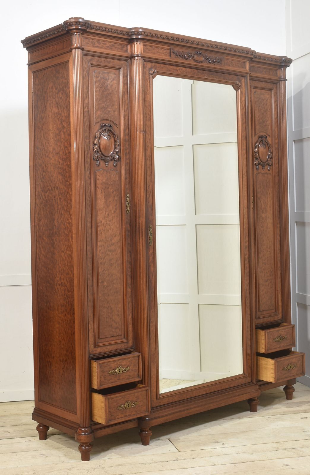 French Louis XVI Mahogany Armoire photo 3990.0