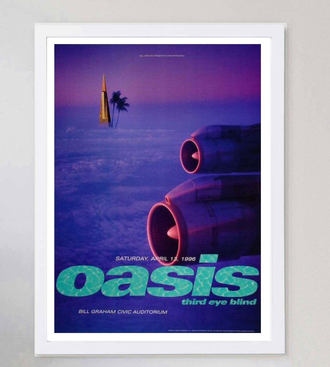 Oasis   San Francisco Original Vintage Poster photo for sale