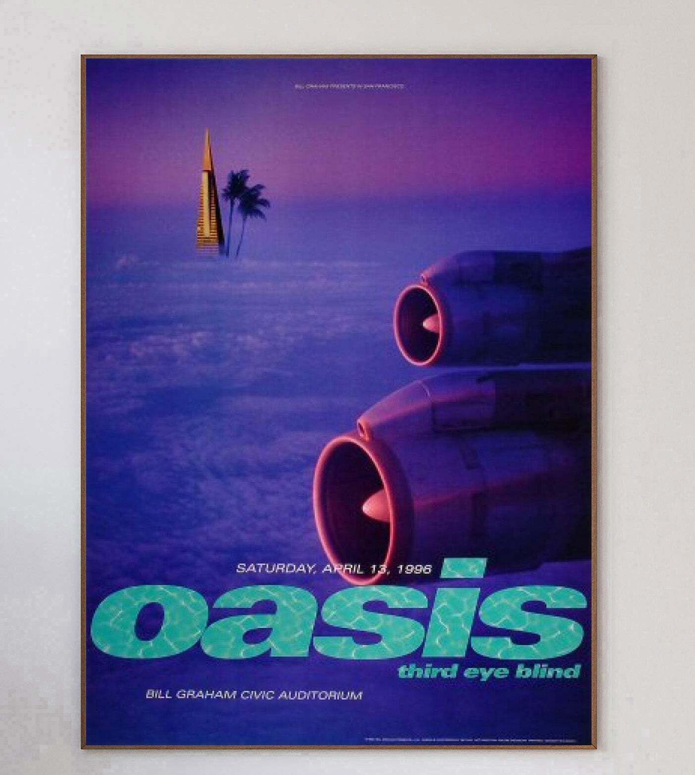 Oasis   San Francisco Original Vintage Poster photo 465.0