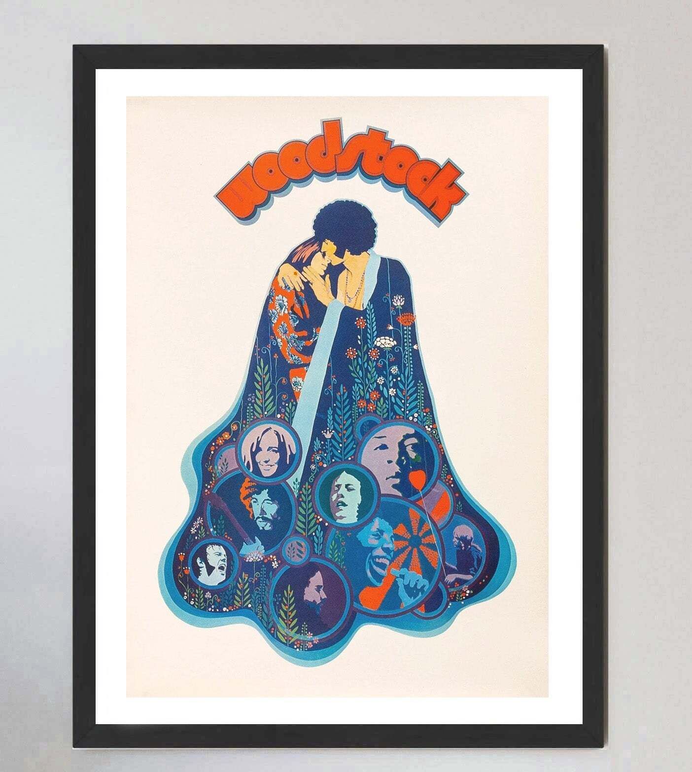 Woodstock Original Vintage Poster photo furniture