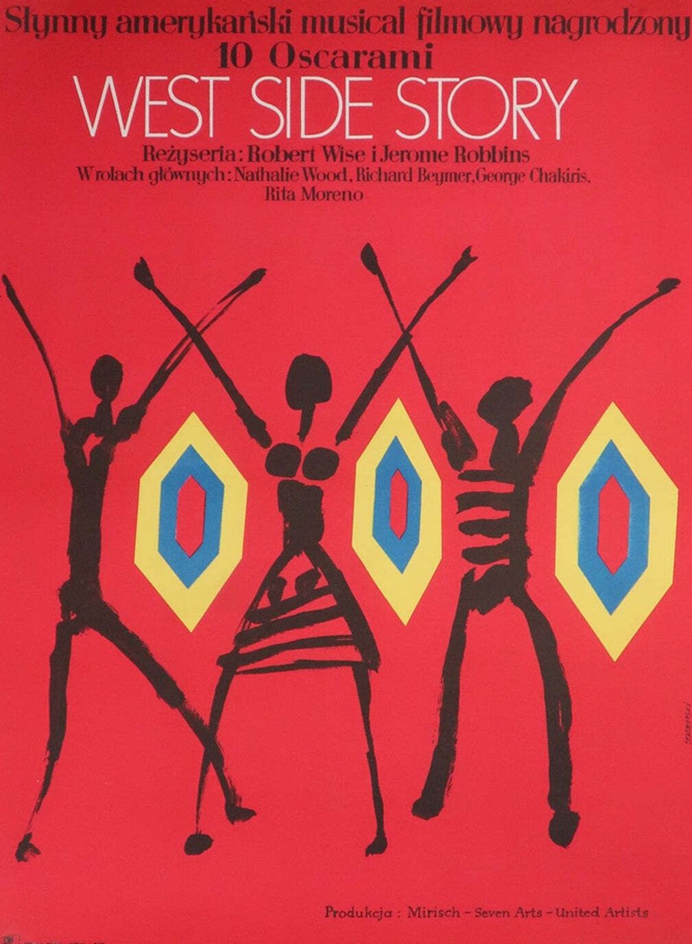 West Side Story (Polish), Original Vintage Poster