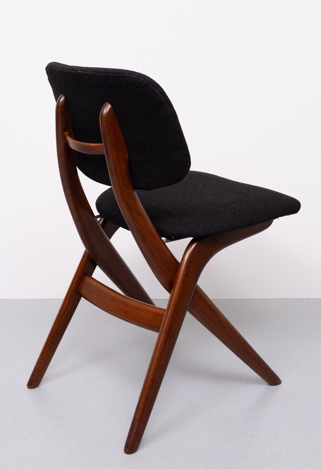 Dutch Scissors Dining Chairs Louis By Van Teeffelen For Wébé, 1959, Set Of 8 photo vinterior