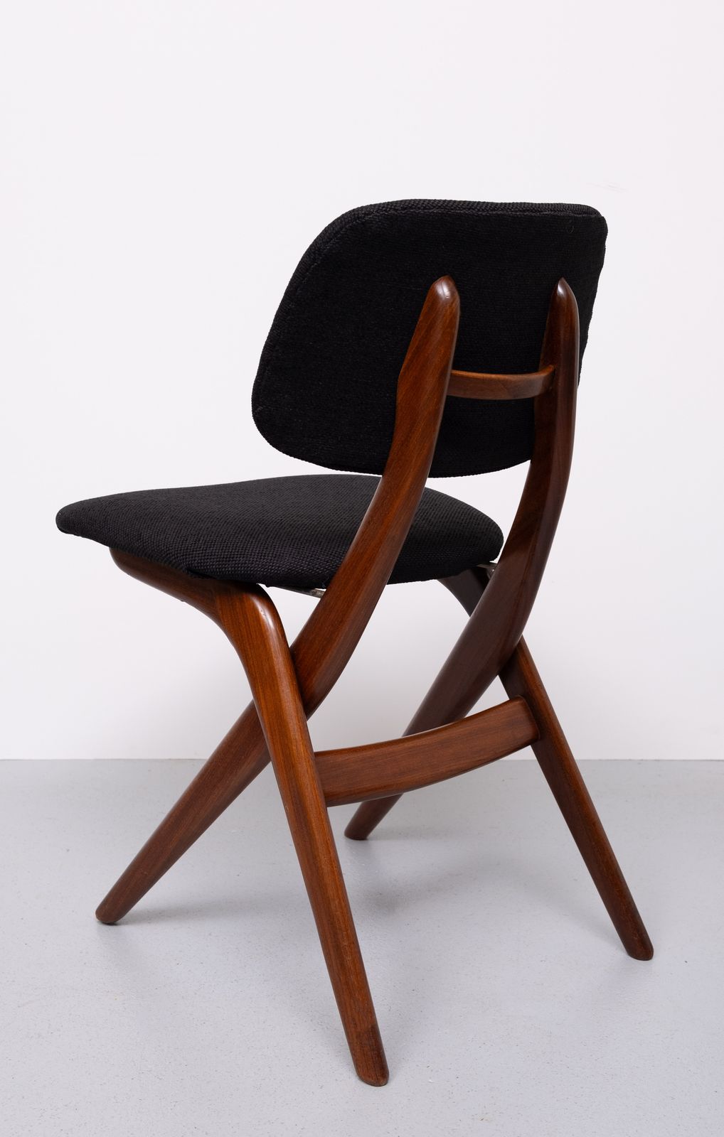 Dutch Scissors Dining Chairs Louis By Van Teeffelen For Wébé, 1959, Set Of 8 photo vintage