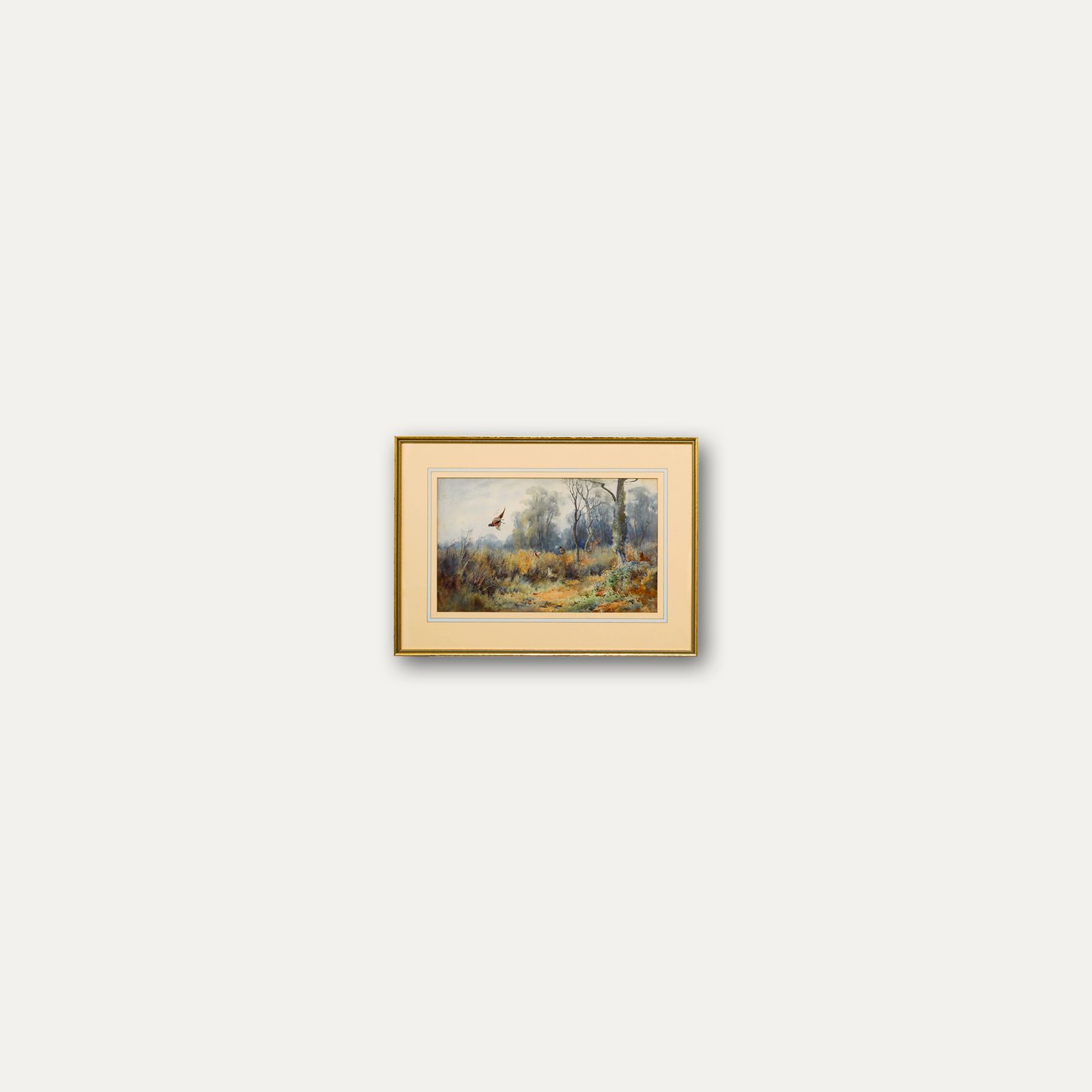 Henry John Sylvester Stannard Rba (1870 1951) Watercolour, Flushing Pheasants photo 353.0