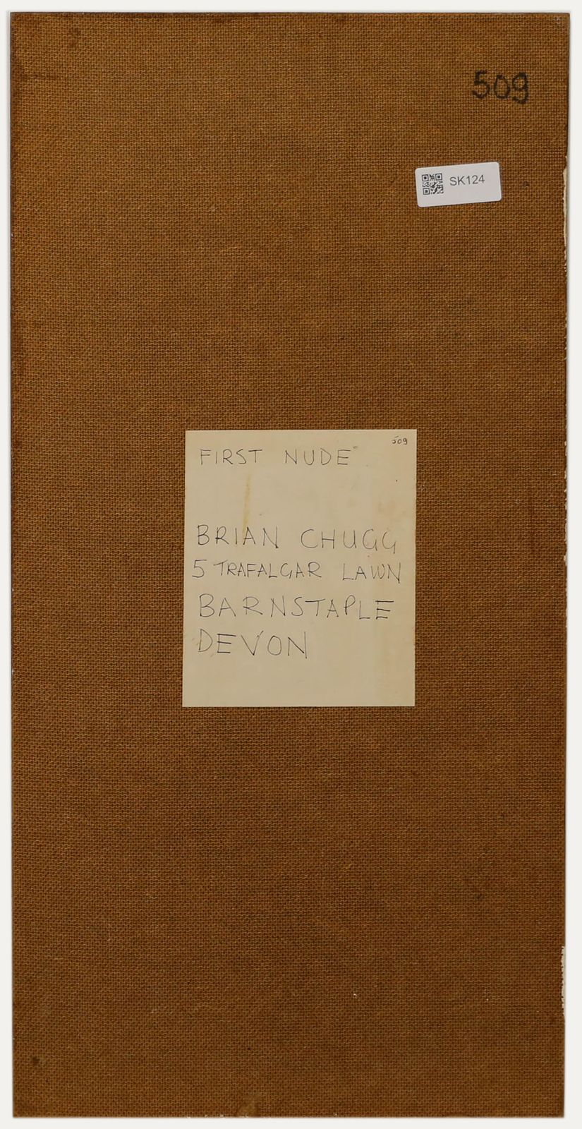 Brian Chugg (1926 2003) Mid 20th Century Oil, First Nude photo for sale